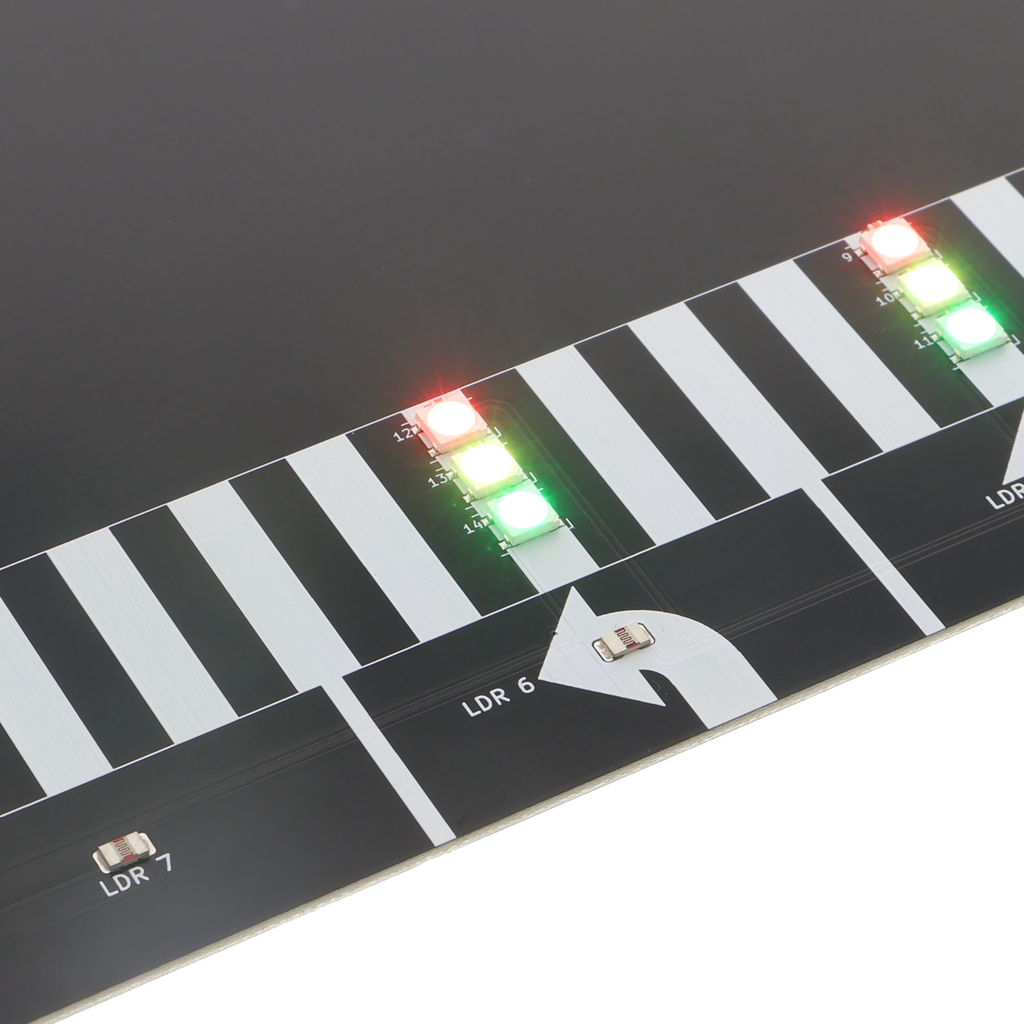 Cruce de semáforos Funduino para Arduino / ESP32 / Raspberry Pi Pico, incl. instrucciones