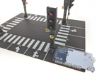 Funduino traffic light intersection - 12 LEDs, plug-on module for MEGA 2560 R3