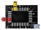 Funduino traffic light intersection - 12 LEDs, plug-on module for MEGA 2560 R3