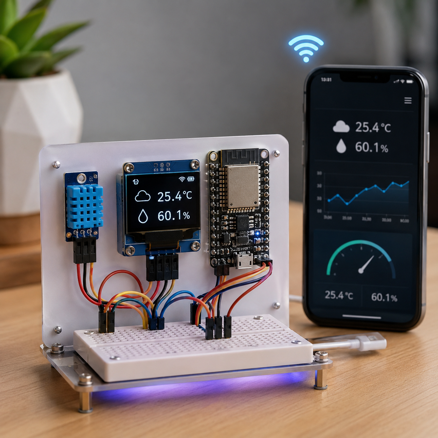 Idea di progetto: mini stazione meteo con Wi-Fi