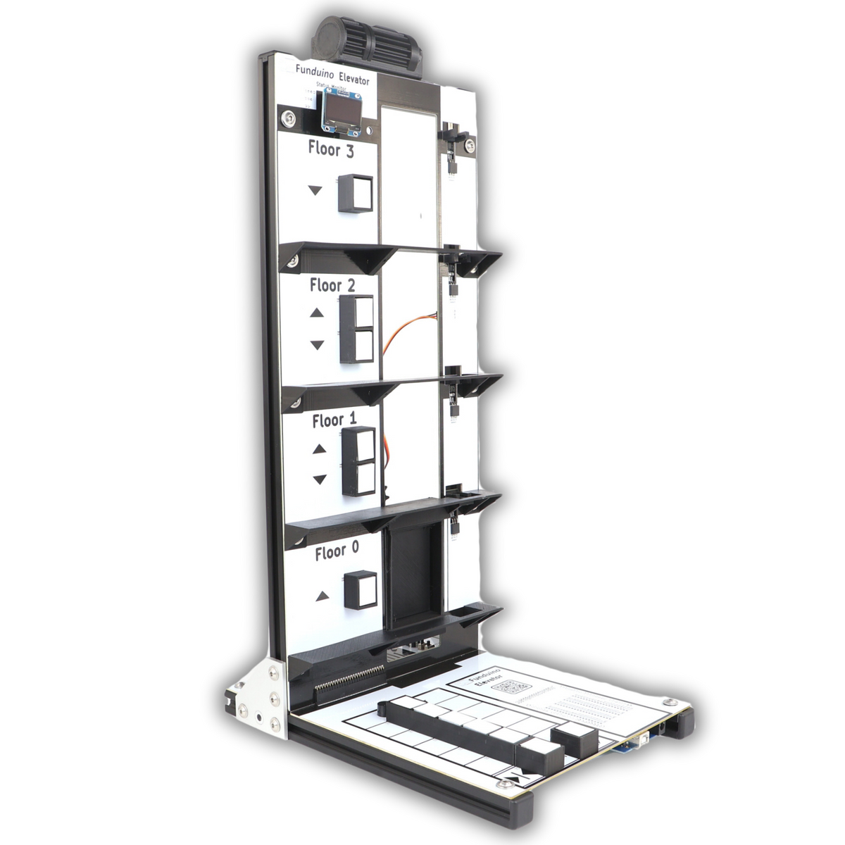 Funduino Elevator - liftmodel met 4 verdiepingen voor Arduino