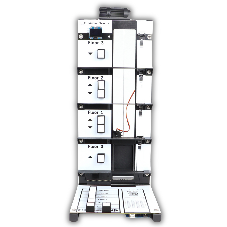 Funduino Elevator - liftmodel met 4 verdiepingen voor Arduino