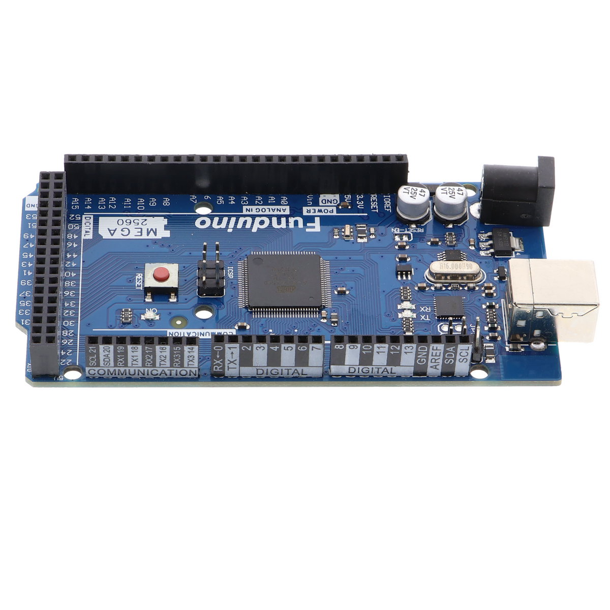 Funduino MEGA 2560 R3-microcontroller - compatibel met Arduino