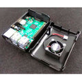 Case for Raspberry Pi 3 - with fan, metal insert, black