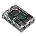Carcasa con ventilador para Raspberry Pi 2 y B+