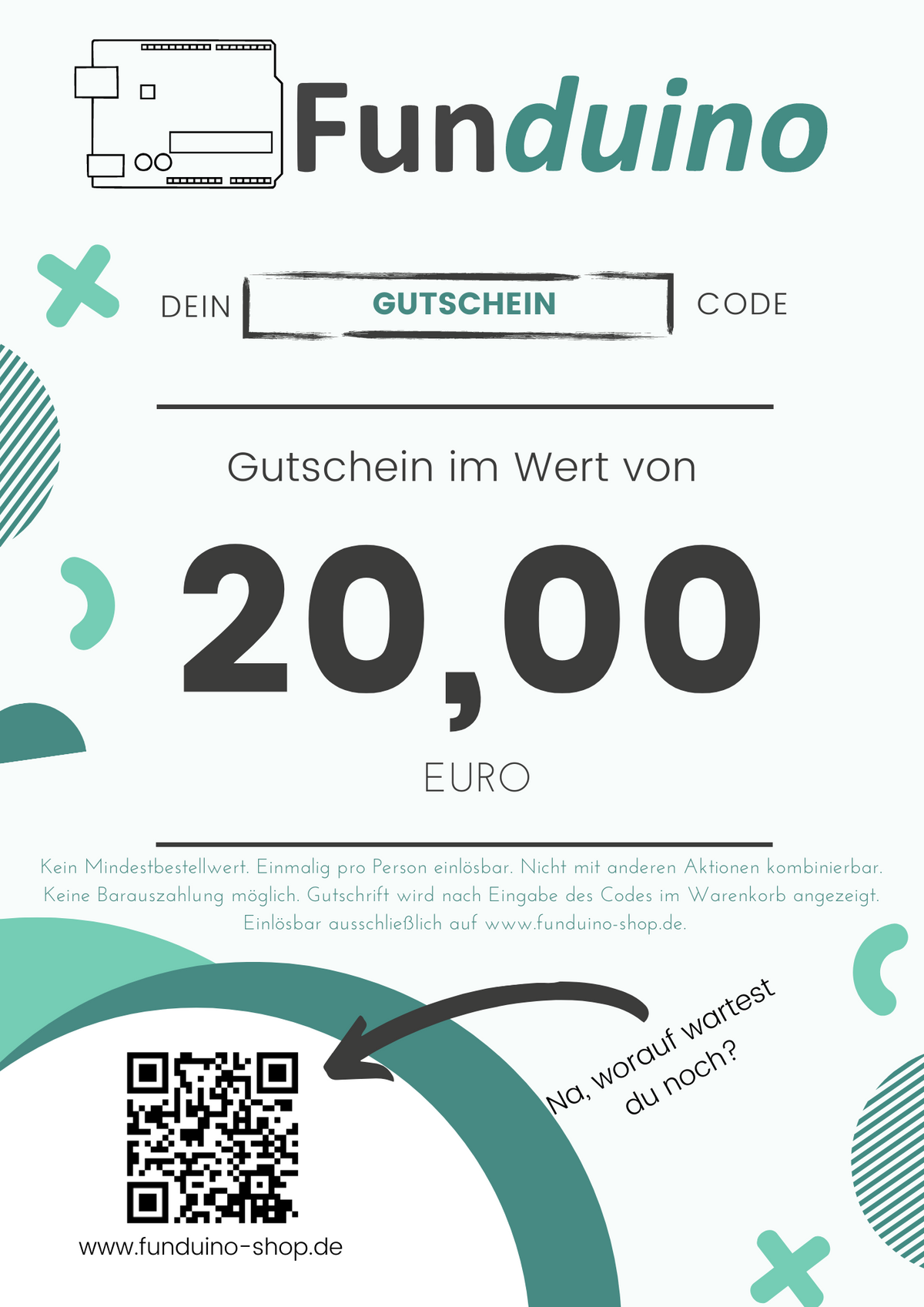 Bon cadeau - valeur de 20,00€