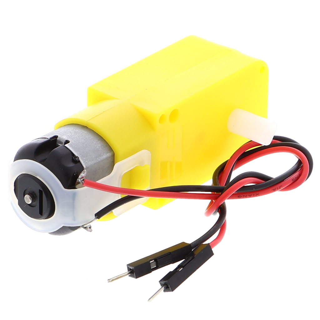 Gear Motor 1:48 - 3-6 V, dual shaft, with connector