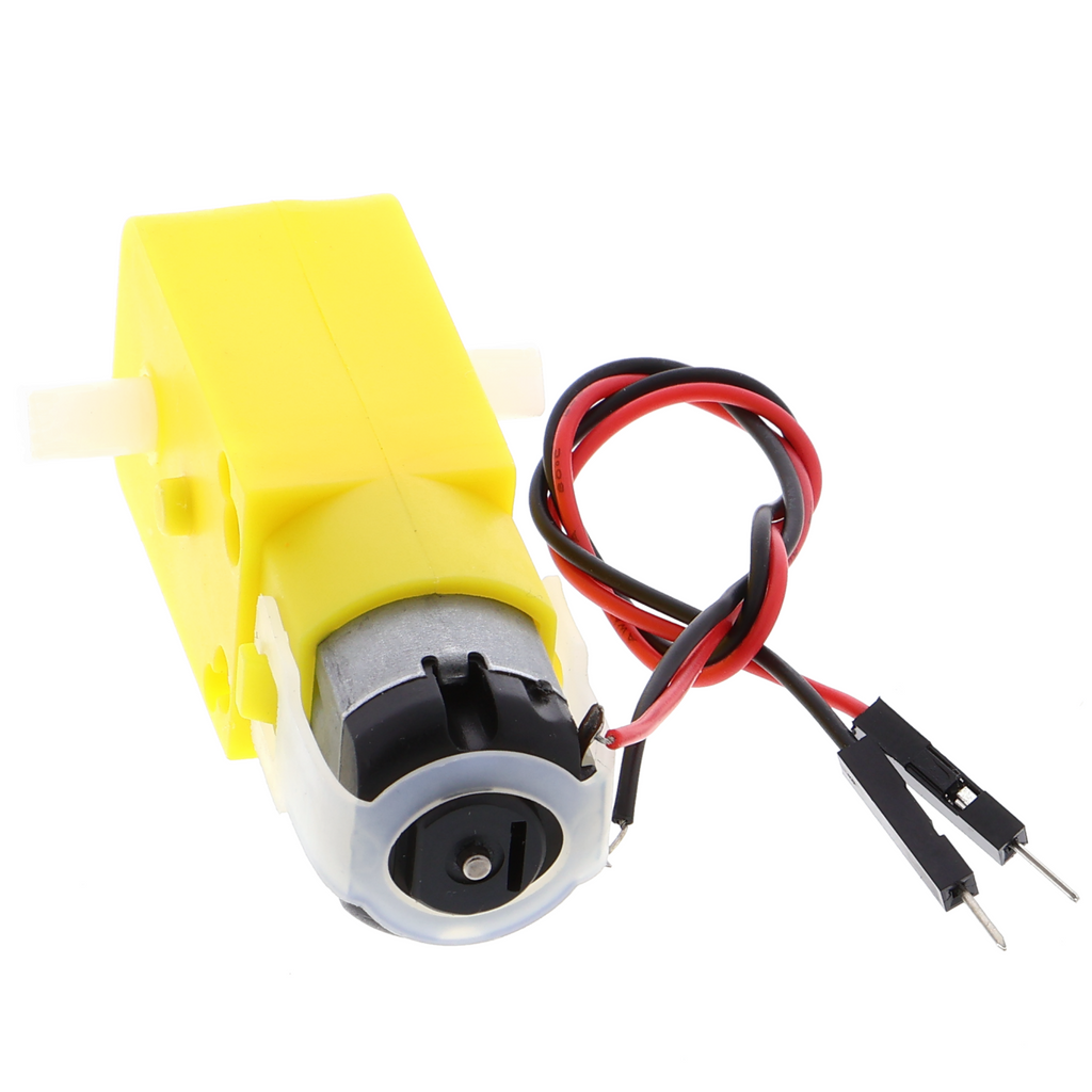 Gear Motor 1:48 - 3-6 V, dual shaft, with connector