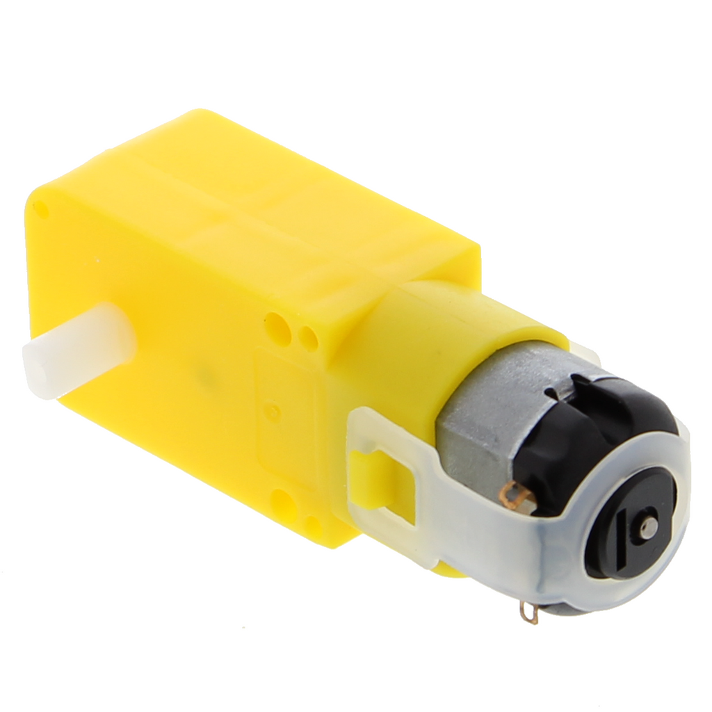 Motorreductor TT de 3-6V con rueda, llanta y neumático
