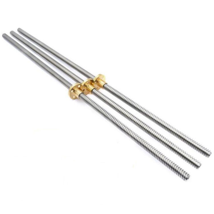 Vite trapezoidale 300mm T8-2 (d=8mm, passo 2mm), barra filettata