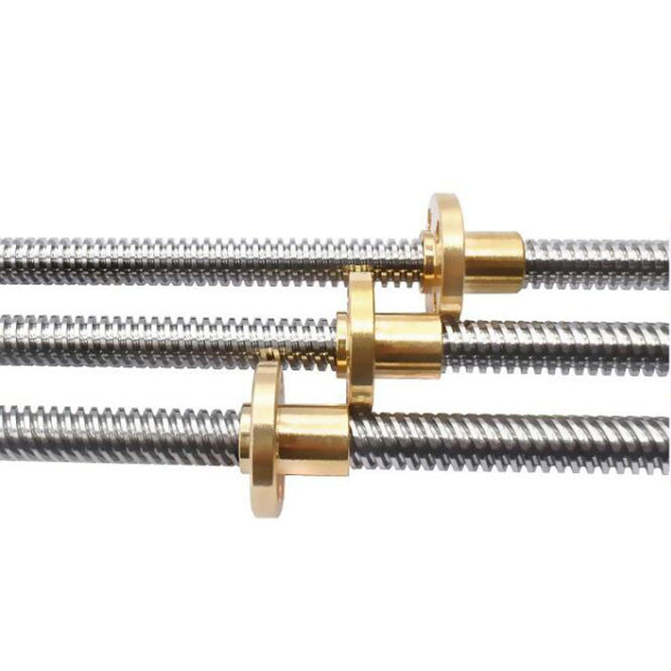Draadspindel 400mm T8-2 (d=8mm, 2mm spoed), draadeind