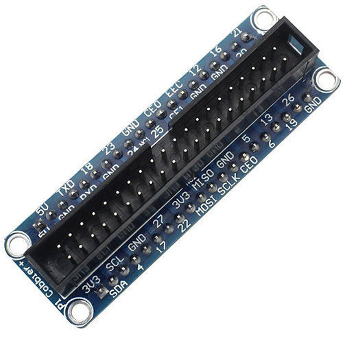 GPIO-adapter met 40 pinnen voor Raspberry Pi, IDC-bus naar breadboard
