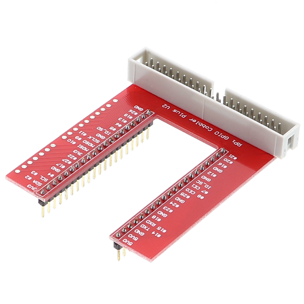 GPIO expansion module U-Type - 40 pins for Raspberry Pi 3, red