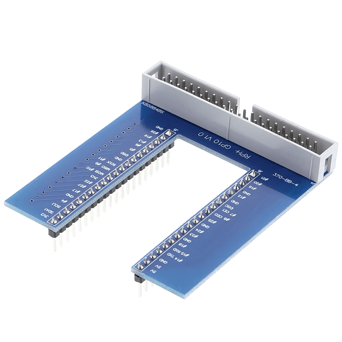 GPIO Erweiterungsmodul U-Type - 40 Pin, blau, für Raspberry Pi - F23108407 - Funduino