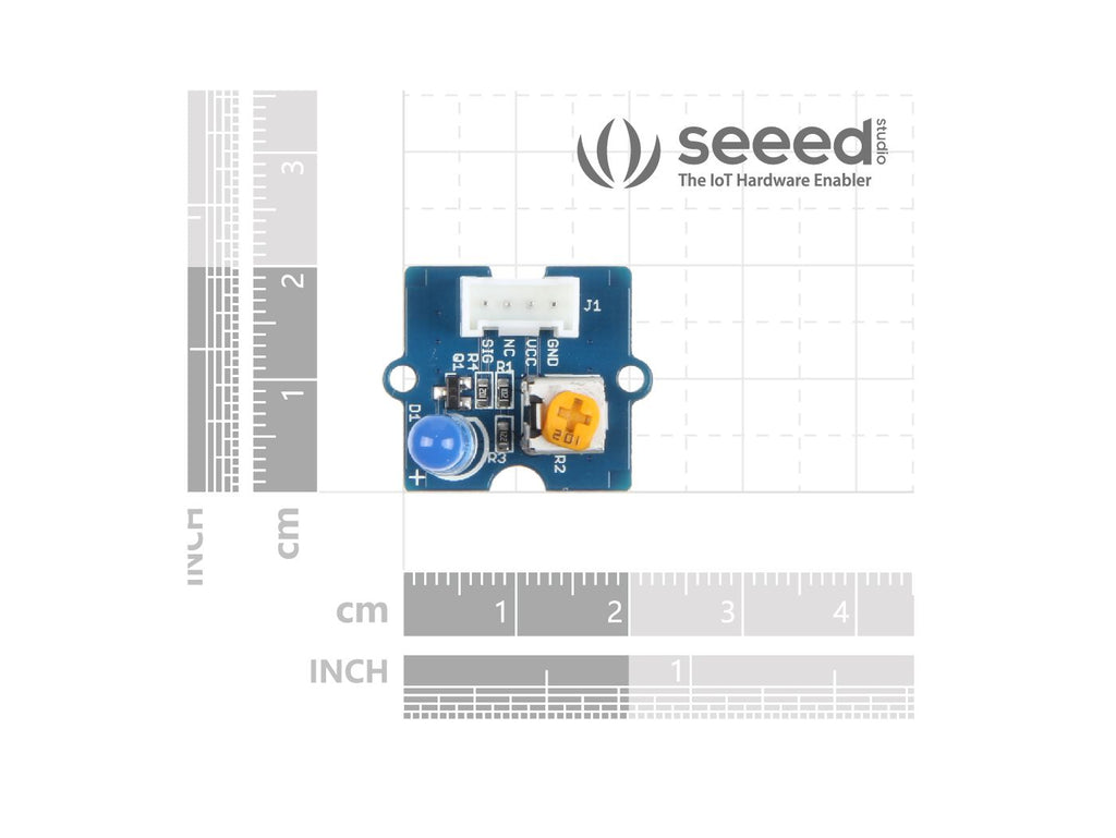 Grove - LED azul - kit de conectores LED 1.3