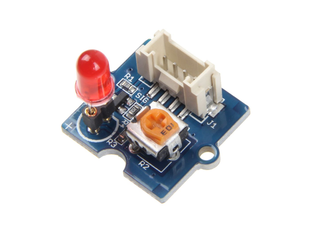 Grove - LED rosso - Kit portalampada LED 1.3