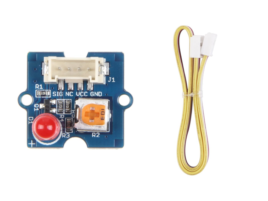 Grove - LED rosso - Kit portalampada LED 1.3