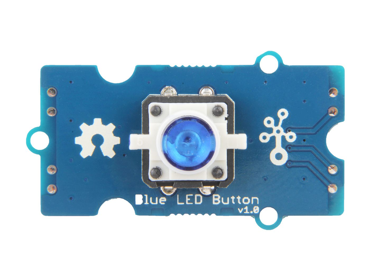Grove LED-Taster blau - digitale Schnittstelle, 3,3-5 V