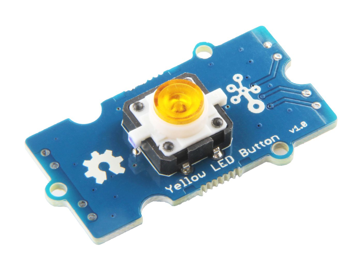 Grove LED-Taster gelb - Drucktaster mit Statusanzeige