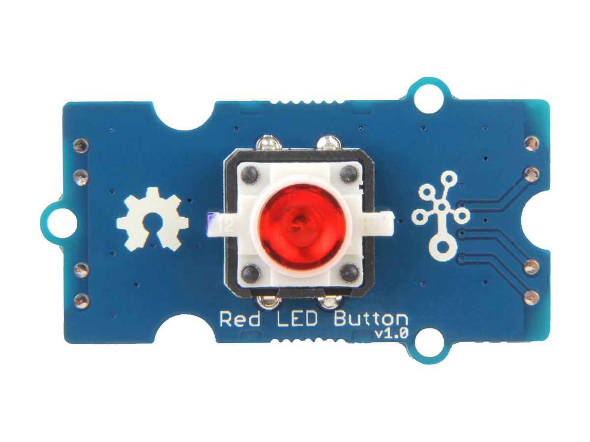 Grove LED-Taster rot - 3,3-5 V, Digital-Schnittstelle