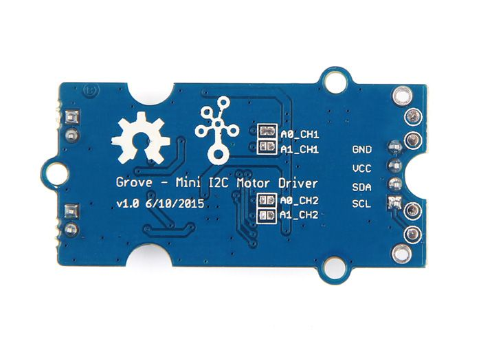 Mini driver per motori Grove I2C V1.0 - DRV8830, 2 motori CC, fino a 1 A