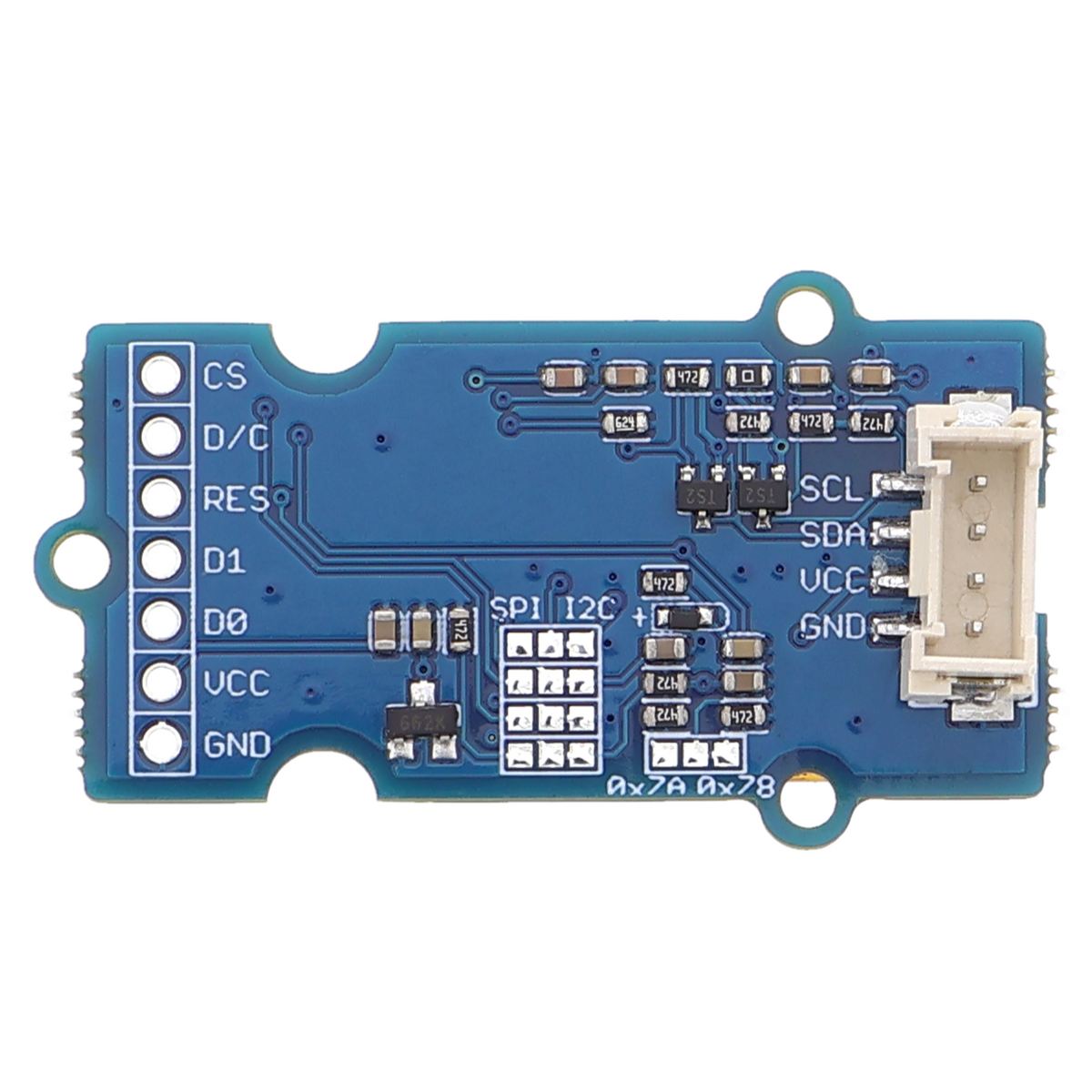Grove OLED Display 0,96 Zoll SSD1315 - 128x64 Pixel, Gelb und Blau