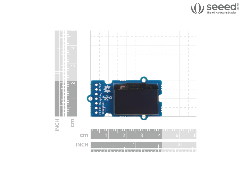 Grove - OLED 0,96“ jaune et bleu (SSD1315)_V1.0