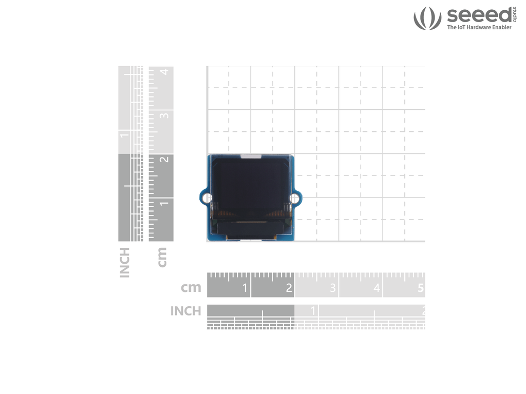 Grove - Display OLED da 0,66“ (SSD1306), IIC, 3,3 V/5 V