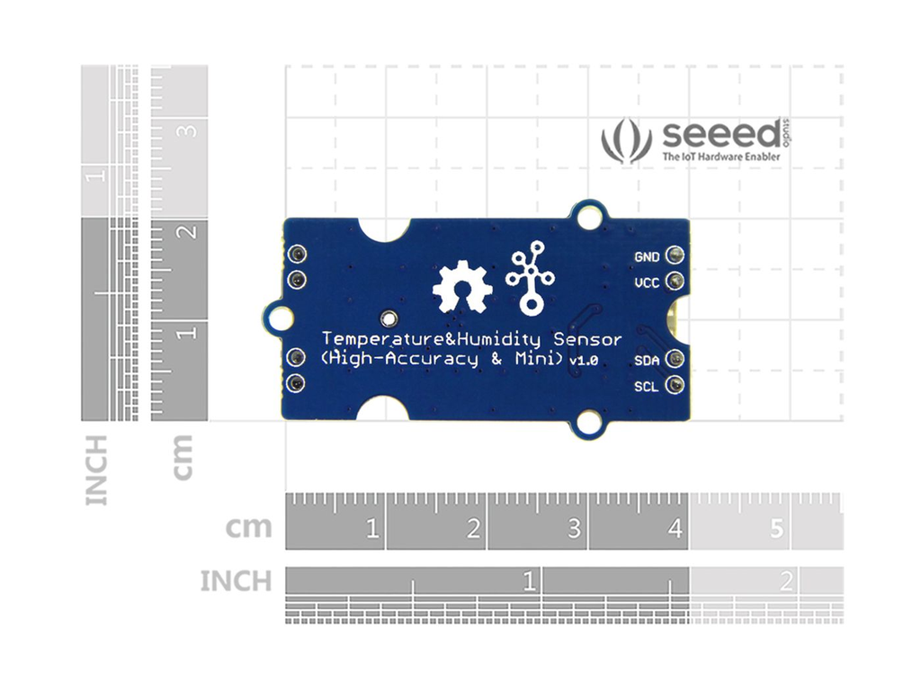 Grove TH02 Temperatur- und Feuchtigkeitssensor - ±0,5 °C, ±4,5 % RH