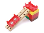 Grove Wrapper 1x2 - red module housing, 4 pieces