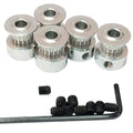 Polea dentada GT2 de 36 dientes - orificio de 5 mm, aluminio