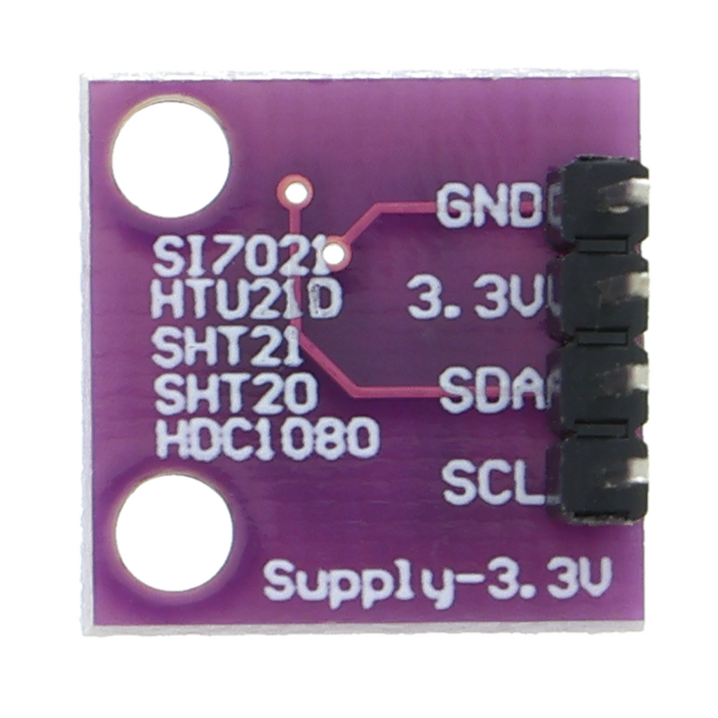 HTU21D Temperatur- und Feuchtigkeitssensor - GY-213 V, I2C, 3,3 V