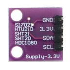 HTU21D Temperatur- und Feuchtigkeitssensor - GY-213 V, I2C, 3,3 V