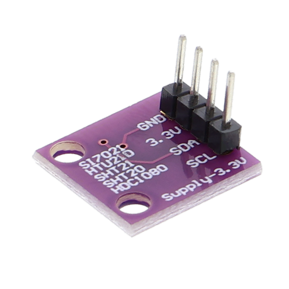 HTU21D Temperatur- und Feuchtigkeitssensor - GY-213 V, I2C, 3,3 V