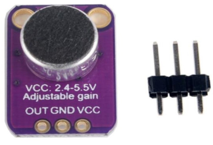 Microfono a elettrete GY-MAX4466, amplificatore