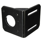 Motor mount for Nema 23 - anodized aluminum, black, M5