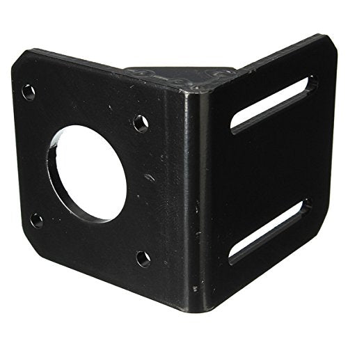 Motor mount for Nema 23 - anodized aluminum, black, M5