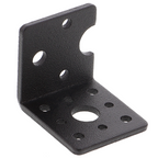 Mounting bracket for TT gear motor - aluminum, black anodized