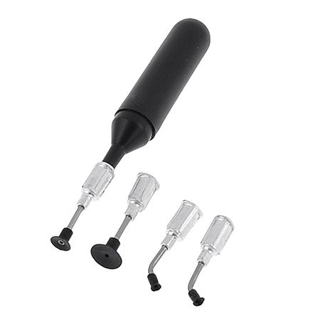 Set de pinces à épiler à vide HANDI-VAC - 4 embouts, antistatique