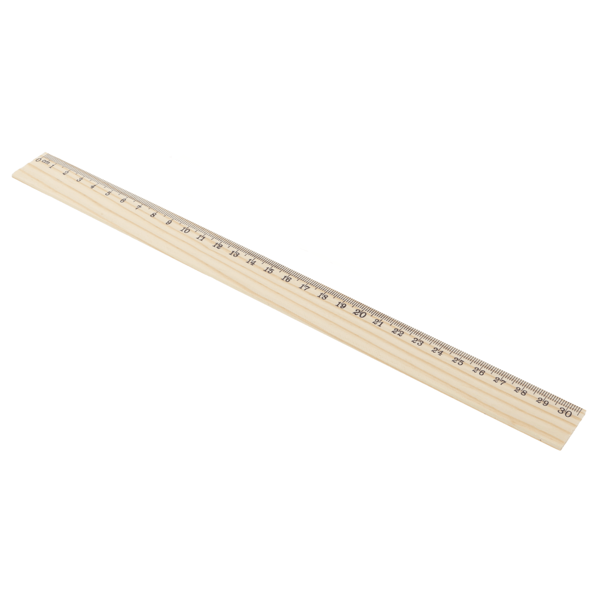 Holzlineal 30 cm - mit Zentimeterskala, zum Lasergravieren - F25111166 - Funduino