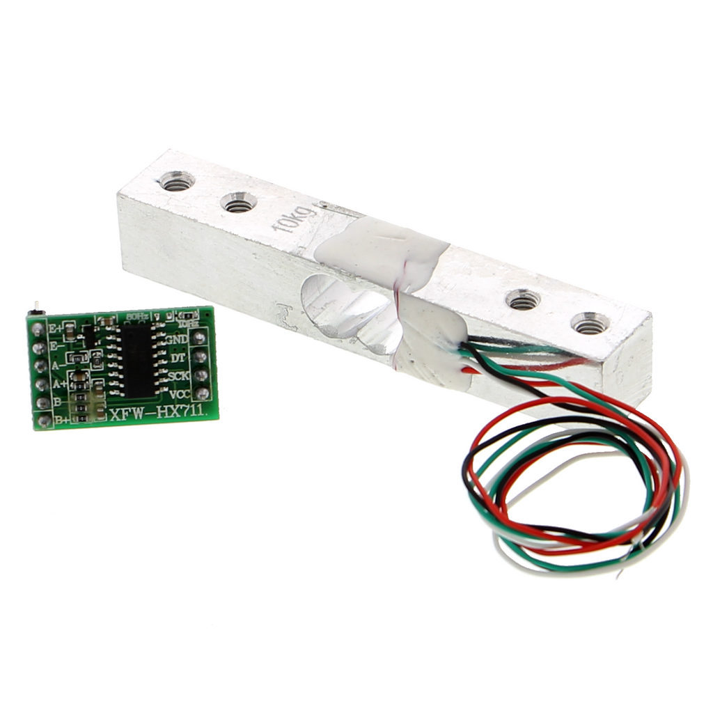 HX711AD-druksensor voor wegen met loadcel - 10kg - gewichtsmeting