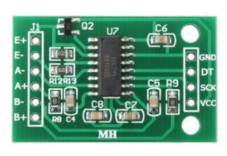 HX711AD Load Sensor - 3 kg load cell, 24-bit ADC, 5 V