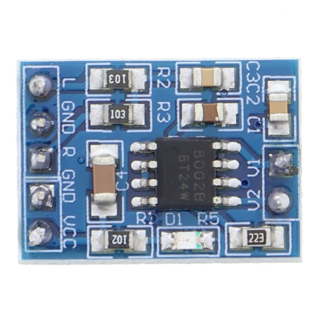 Mini modulo amplificatore audio HXJ8002, DC 2.0-5.5, 1x 3W