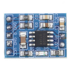 Mini modulo amplificatore audio HXJ8002, DC 2.0-5.5, 1x 3W