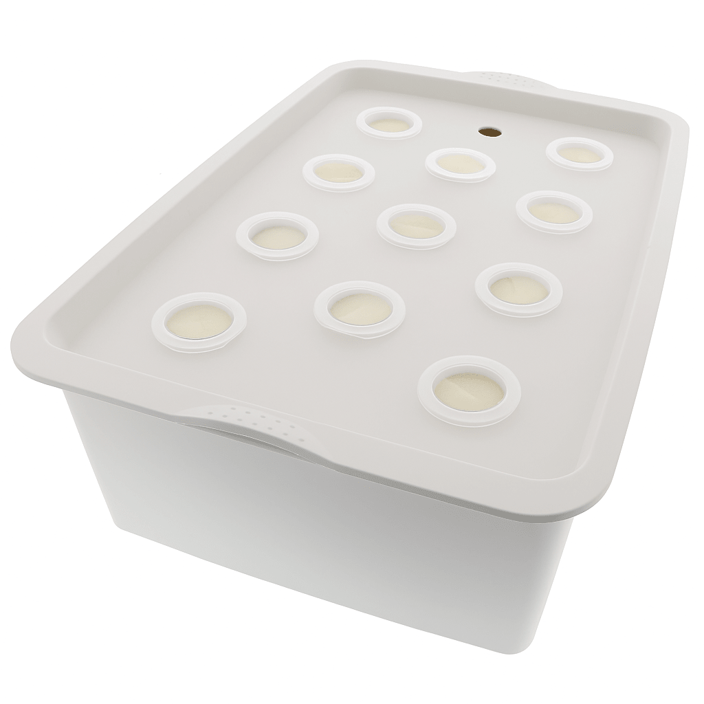 Hydroponiksystem - 11 Pflanzlöcher, LED-Licht, Indoor - F25110746 - Funduino