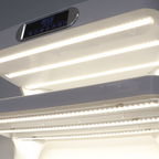 Hydroponiksystem - 157 Pflanzlöcher, LED-Wachstumslicht