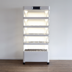 Hydroponiksystem - 157 Pflanzlöcher, LED-Wachstumslicht