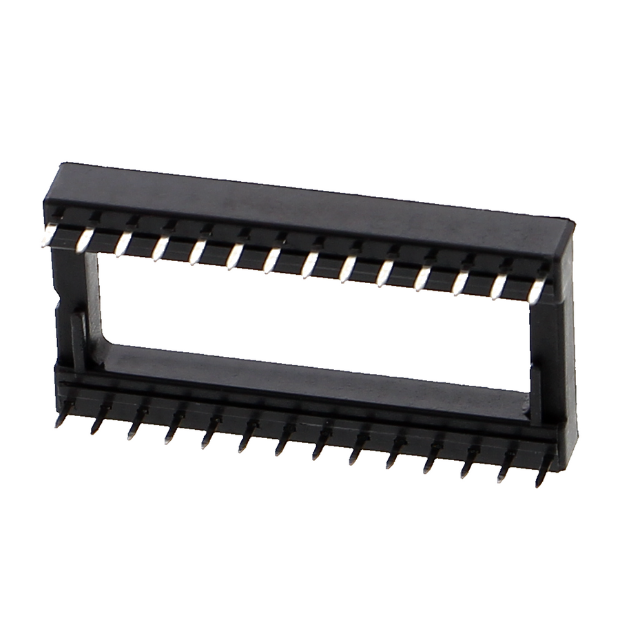 IC-Sockel DIP - doppelte Federkontakte, 15,24 mm Reihenabstand