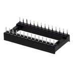 IC-Sockel DIP - doppelte Federkontakte, 15,24 mm Reihenabstand