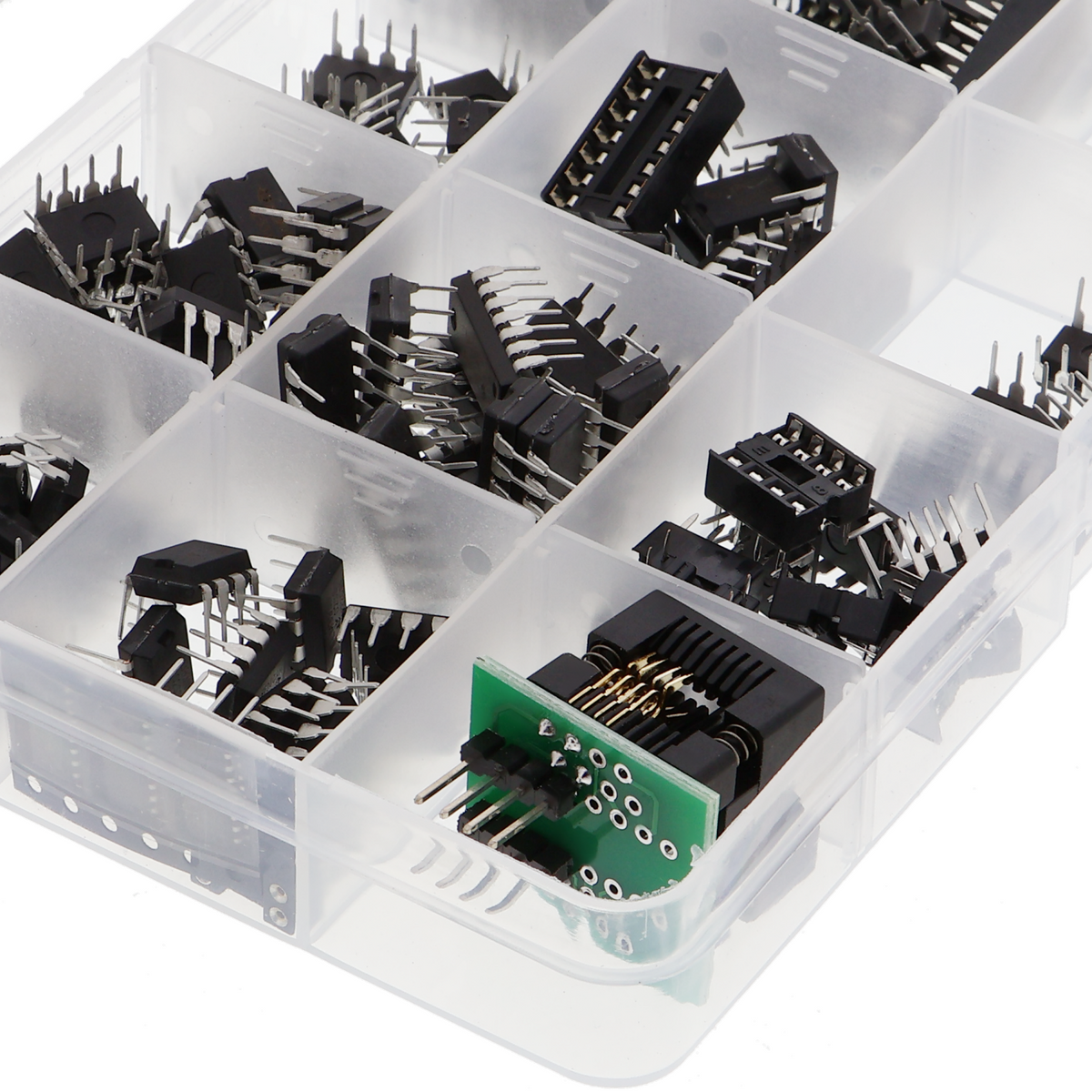 IC Sortiment - 150 Stück, PC817, NE555, LM358, LM324, DIP